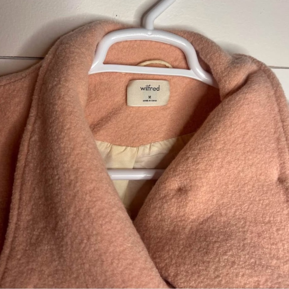 Aritzia Wilfred Baby Pink Jacket